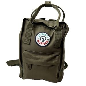 Up North Army Green Mini Backpack